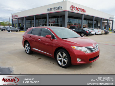 toyota venza 2012 red limited gasoline 6 cylinders front wheel drive automatic 76116