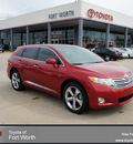 toyota venza 2012 red limited gasoline 6 cylinders front wheel drive automatic 76116