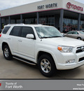 toyota 4runner 2012 white suv sr5 gasoline 6 cylinders 2 wheel drive automatic 76116