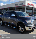 toyota tundra 2012 gray limited flex fuel 8 cylinders 4 wheel drive automatic 76116