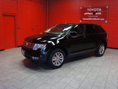 ford edge 2007 black suv sel plus gasoline 6 cylinders front wheel drive automatic with overdrive 76116
