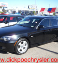 bmw 528i 2008 black sedan gasoline 6 cylinders rear wheel drive automatic 79925