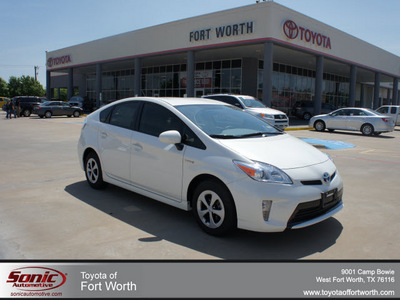 toyota prius 2012 white hatchback ii hybrid 4 cylinders front wheel drive automatic 76116