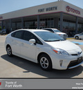 toyota prius 2012 white hatchback ii hybrid 4 cylinders front wheel drive automatic 76116
