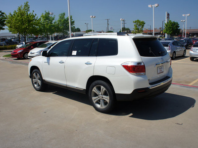 toyota highlander 2012 white suv limited gasoline 6 cylinders front wheel drive automatic 76116