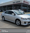 toyota corolla 2012 silver sedan s gasoline 4 cylinders front wheel drive automatic 76116