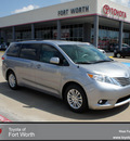 toyota sienna 2012 silver van xle 8 passenger gasoline 6 cylinders front wheel drive automatic 76116