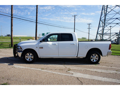 dodge ram pickup 2500 2010 white lone star diesel 6 cylinders 2 wheel drive automatic 76710