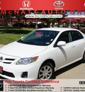 toyota corolla 2011 white sedan le gasoline 4 cylinders front wheel drive automatic 76210