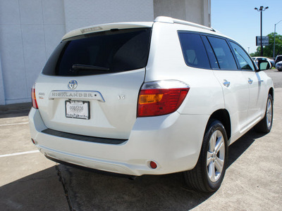 toyota highlander 2009 white suv limited gasoline 6 cylinders front wheel drive shiftable automatic 75080
