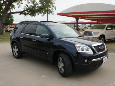 gmc acadia 2009 dk  blue suv slt 1 gasoline 6 cylinders front wheel drive automatic 76210