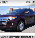 ford edge 2011 maroon limited gasoline 6 cylinders front wheel drive automatic 79065