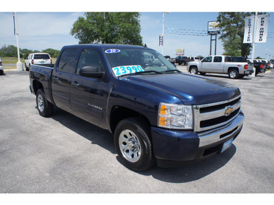 chevrolet silverado 1500 2010 dk  blue ls flex fuel 8 cylinders 2 wheel drive automatic 78016