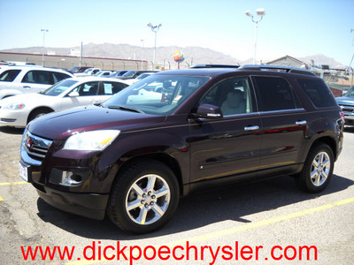 saturn outlook 2008 maroon suv xr special gasoline 6 cylinders all whee drive automatic 79925