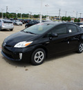 toyota prius 2012 black hatchback three hybrid 4 cylinders front wheel drive automatic 76116