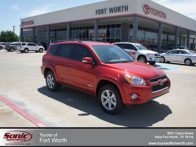 toyota rav4 2012 red suv limited gasoline 6 cylinders 4 wheel drive automatic 76116
