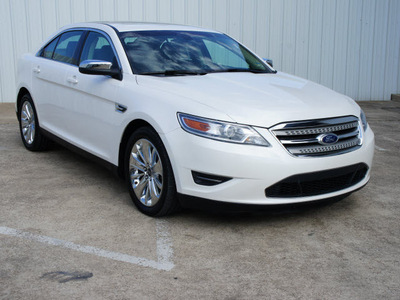 ford taurus 2011 white sedan limited gasoline 6 cylinders front wheel drive automatic 75080