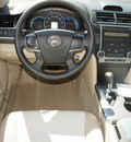 toyota camry hybrid 2012 tan sedan le hybrid 4 cylinders front wheel drive automatic 76116