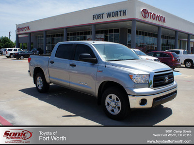 toyota tundra 2012 silver grade flex fuel 8 cylinders 4 wheel drive automatic 76116