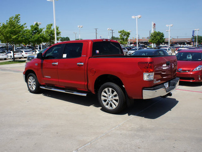 toyota tundra 2012 red limited gasoline 8 cylinders 2 wheel drive automatic 76116