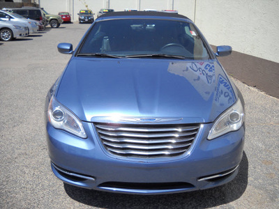 chrysler 200 2011 blue touring flex fuel 6 cylinders front wheel drive automatic 79925