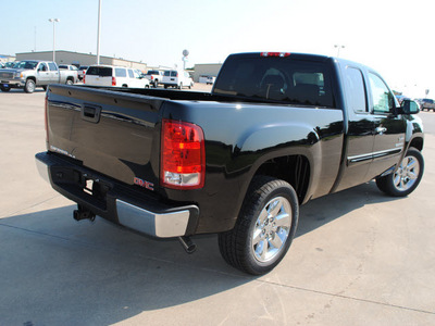 gmc sierra 1500 2012 black pickup truck sle flex fuel 8 cylinders 2 wheel drive 6 speed automatic 76206