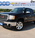 gmc sierra 1500 2012 black pickup truck sle flex fuel 8 cylinders 2 wheel drive 6 speed automatic 76206