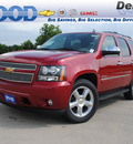 chevrolet tahoe 2013 red suv ltz flex fuel 8 cylinders 2 wheel drive 6 speed automatic 76206