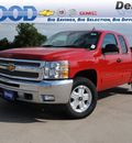 chevrolet silverado 1500 2012 red lt flex fuel 8 cylinders 4 wheel drive 6 speed automatic 76206