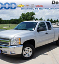 chevrolet silverado 1500 2012 silver pickup truck lt flex fuel 8 cylinders 2 wheel drive 6 speed automatic 76206