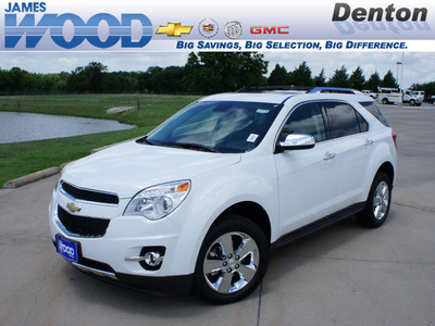 chevrolet equinox 2012 white suv ltz flex fuel 6 cylinders front wheel drive 6 speed automatic 76206