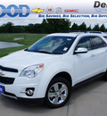 chevrolet equinox 2012 white suv ltz flex fuel 6 cylinders front wheel drive 6 speed automatic 76206