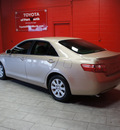 toyota camry 2008 tan sedan xle v6 gasoline 6 cylinders front wheel drive automatic 76116