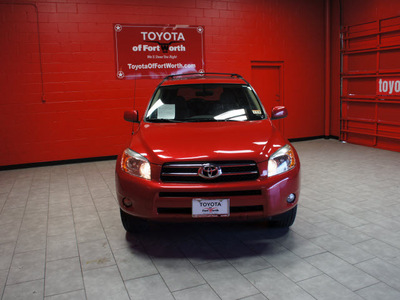 toyota rav4 2007 red suv limited gasoline 4 cylinders front wheel drive automatic 76116