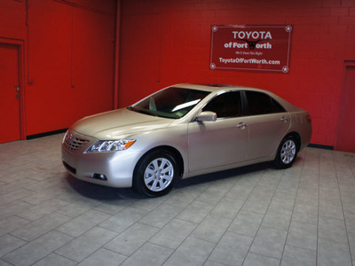 toyota camry 2007 tan sedan xle v6 gasoline 6 cylinders front wheel drive automatic 76116