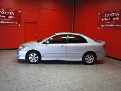 toyota corolla 2005 silver sedan s gasoline 4 cylinders front wheel drive automatic with overdrive 76116
