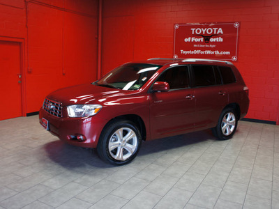 toyota highlander 2009 dk  red suv limited gasoline 6 cylinders front wheel drive automatic 76116