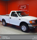 ford f 150 heritage 2004 white pickup truck xl gasoline 6 cylinders 4 wheel drive automatic with overdrive 76116