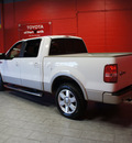 ford f 150 2008 white king ranch flex fuel 8 cylinders 2 wheel drive automatic with overdrive 76116