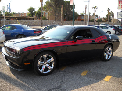 dodge challenger 2012 black coupe r t gasoline 8 cylinders rear wheel drive automatic 79925