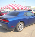 dodge challenger 2009 blue coupe r t gasoline 8 cylinders rear wheel drive automatic 79925