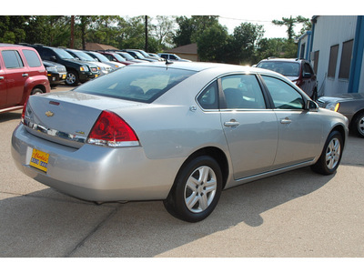 chevrolet impala 2008 silver sedan ls flex fuel 6 cylinders front wheel drive automatic with overdrive 77340