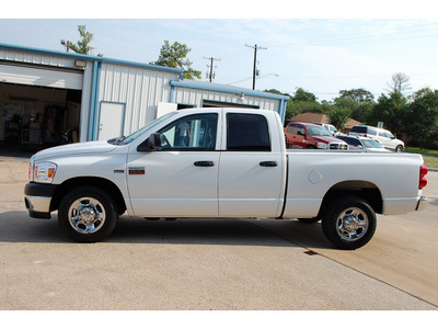 dodge ram pickup 2500 2009 white pickup truck st gasoline 8 cylinders 2 wheel drive automatic with overdrive 77340