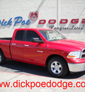 dodge ram 1500 2010 red pickup truck flex fuel 8 cylinders 2 wheel drive automatic 79925