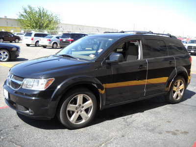 dodge journey 2009 black suv sxt gasoline 6 cylinders front wheel drive automatic 79925