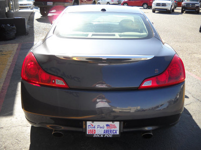 infiniti g37 2008 blue coupe gasoline 6 cylinders rear wheel drive standard 79925