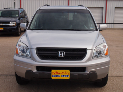 honda pilot 2005 silver suv ex l gasoline 6 cylinders 4 wheel drive automatic with overdrive 77340