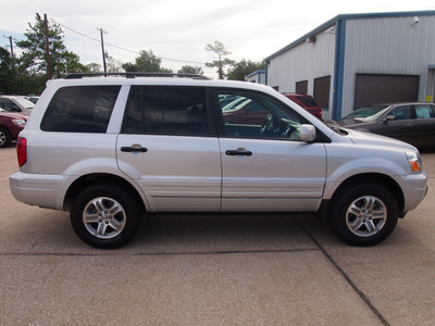 honda pilot 2005 silver suv ex l gasoline 6 cylinders 4 wheel drive automatic with overdrive 77340