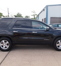 gmc acadia 2008 black suv slt 1 gasoline 6 cylinders front wheel drive automatic with overdrive 77340