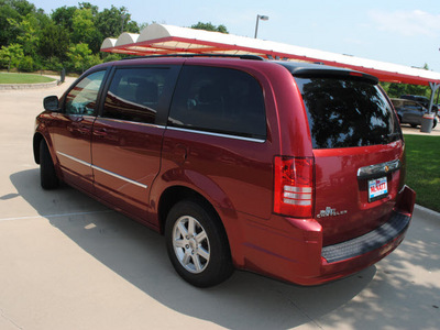 chrysler town and country 2010 red van touring gasoline 6 cylinders front wheel drive automatic 76210